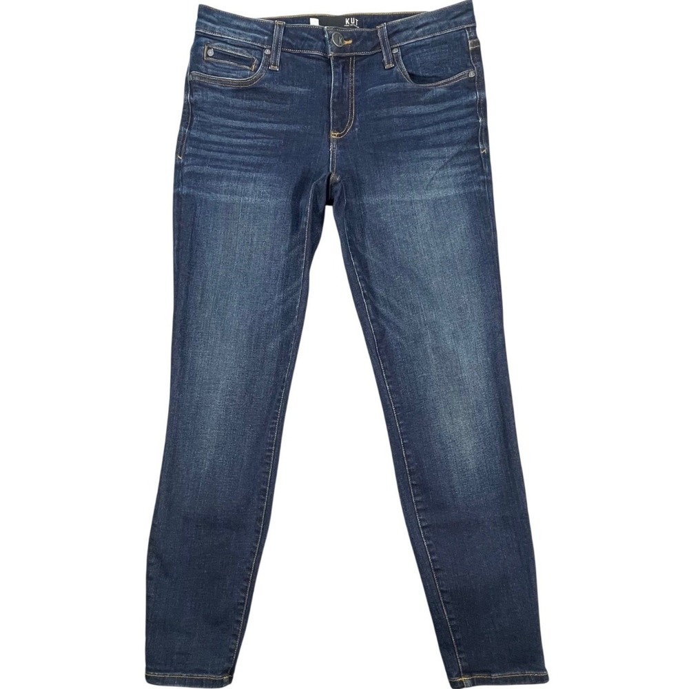 Kut from the Kloth Blue Diana Skinny Jeans Women Size 6